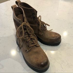 MIA vintage 1996 Distressed lace up womens boot.